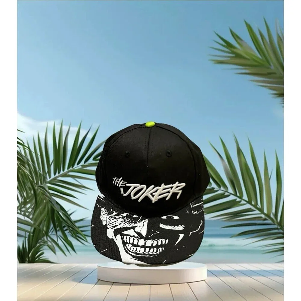 DC Comics Black and White The Joker Kids Snapback Hat